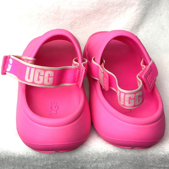 UGG Big Kids Sport Yeah Sandals Taffy Pink Size 4K - Picture 6 of 14